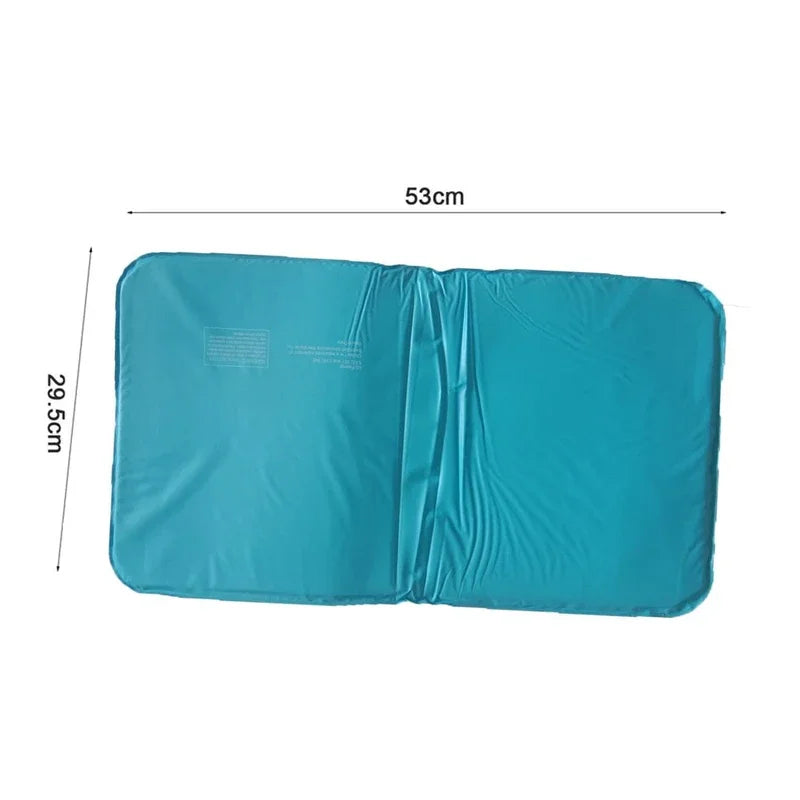 Summer Cold Therapy Pad Sleeping Pillow Sleep Aid Pad Muscle Relief Cooling Pillow Pad + Pillowcase for Home Bedding